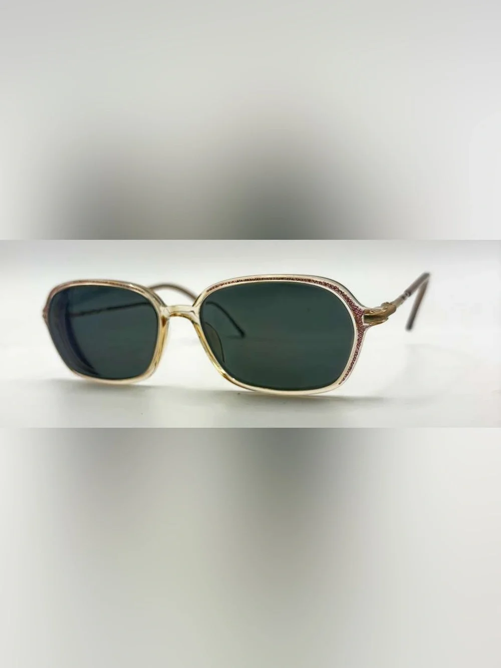EN3655S Brown Oval Sunglasses Frames Only